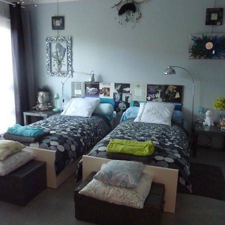 Loft Atypique Bed & Breakfast Villeneuve-de-Rivière Exterior foto