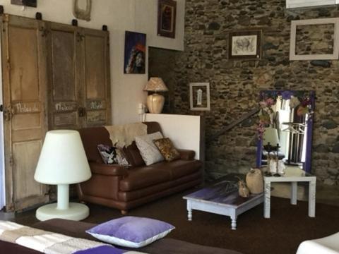 Loft Atypique Bed & Breakfast Villeneuve-de-Rivière Exterior foto