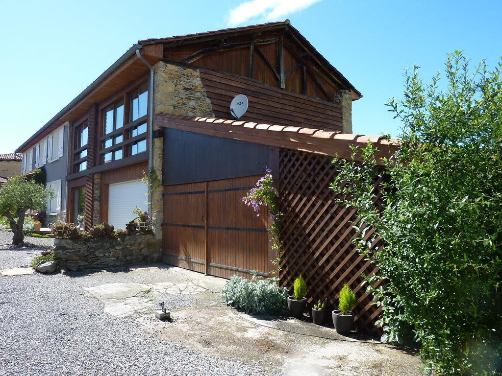 Loft Atypique Bed & Breakfast Villeneuve-de-Rivière Exterior foto