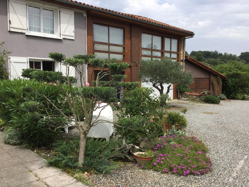 Loft Atypique Bed & Breakfast Villeneuve-de-Rivière Exterior foto